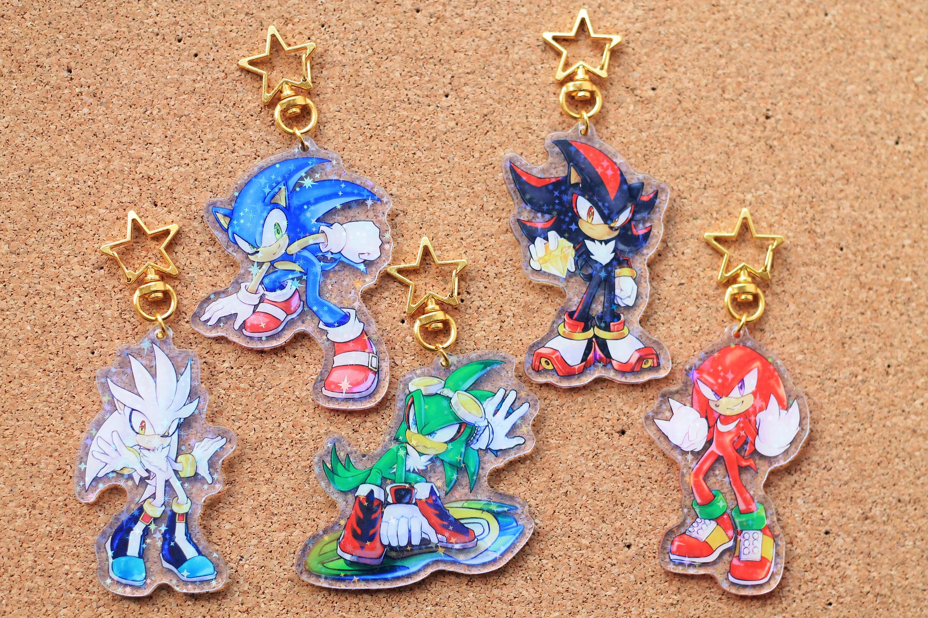 Sonic Boys acrylic charms| acrylic keychains