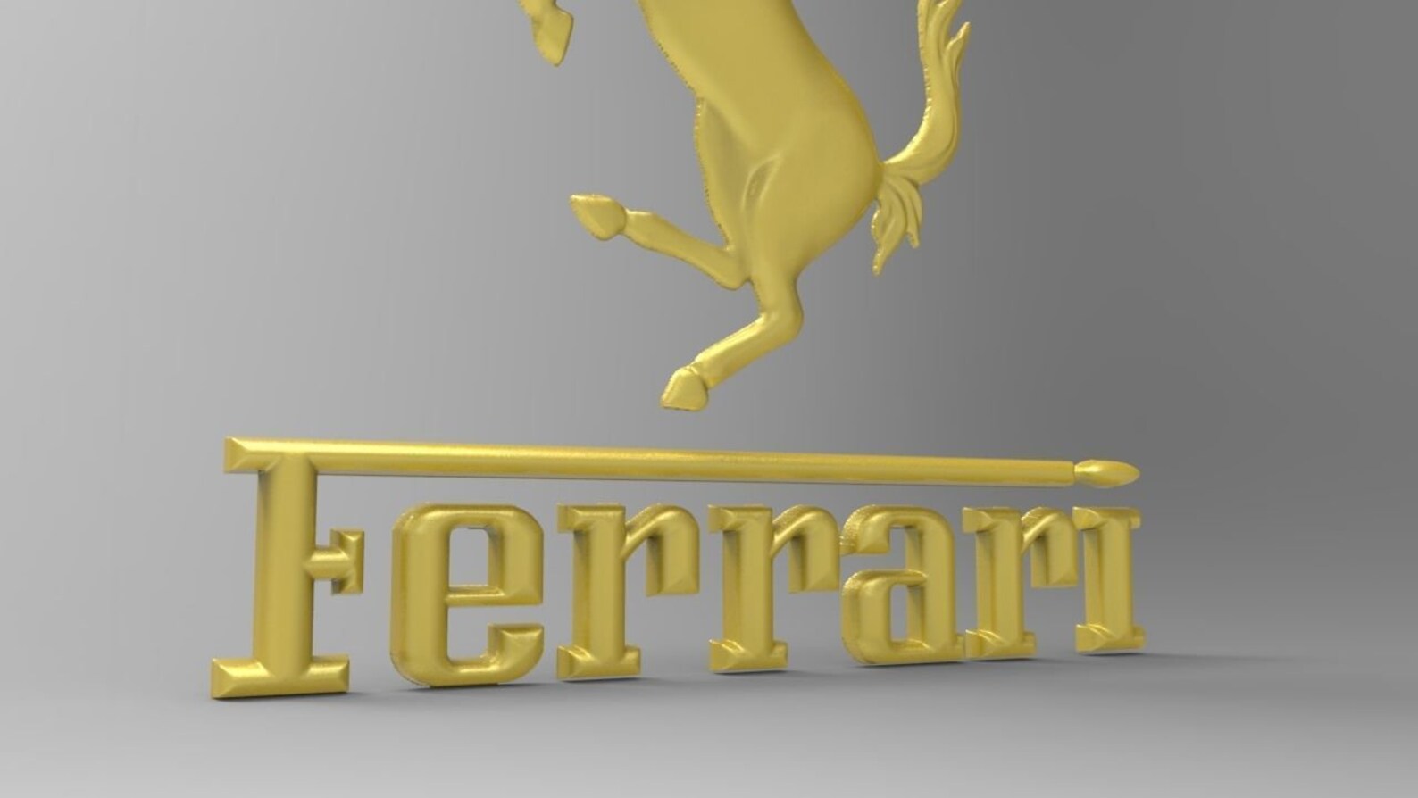 Ferrari logo 3d