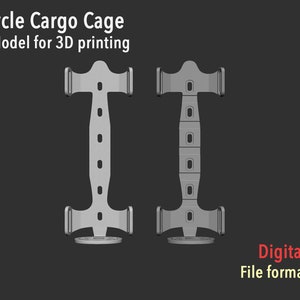 Bicycle Cargo Cage 3D STL Model for 3D printing
