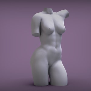 Weiblicher Torso 3D Stl-Datei für 3D Druck Digitale Datei