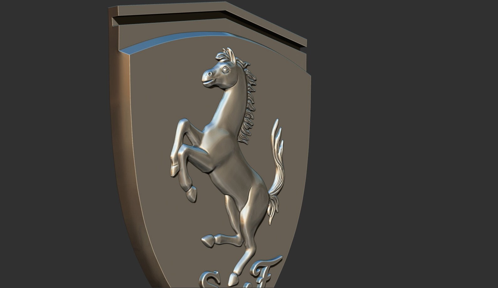 Ferrari logo 3d
