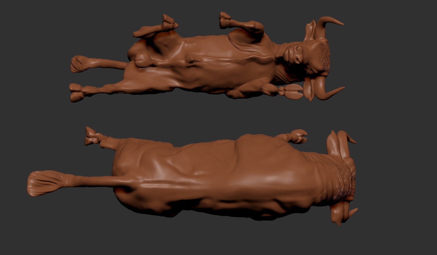 Bull Statue 3D STL Model for 3D Printer Digital Files - Etsy