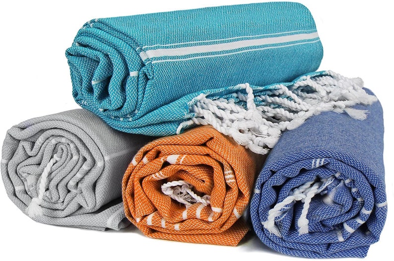 Turkish Bath Towel 100% Cotton Natural Fringed Absorbent Dry - Etsy
