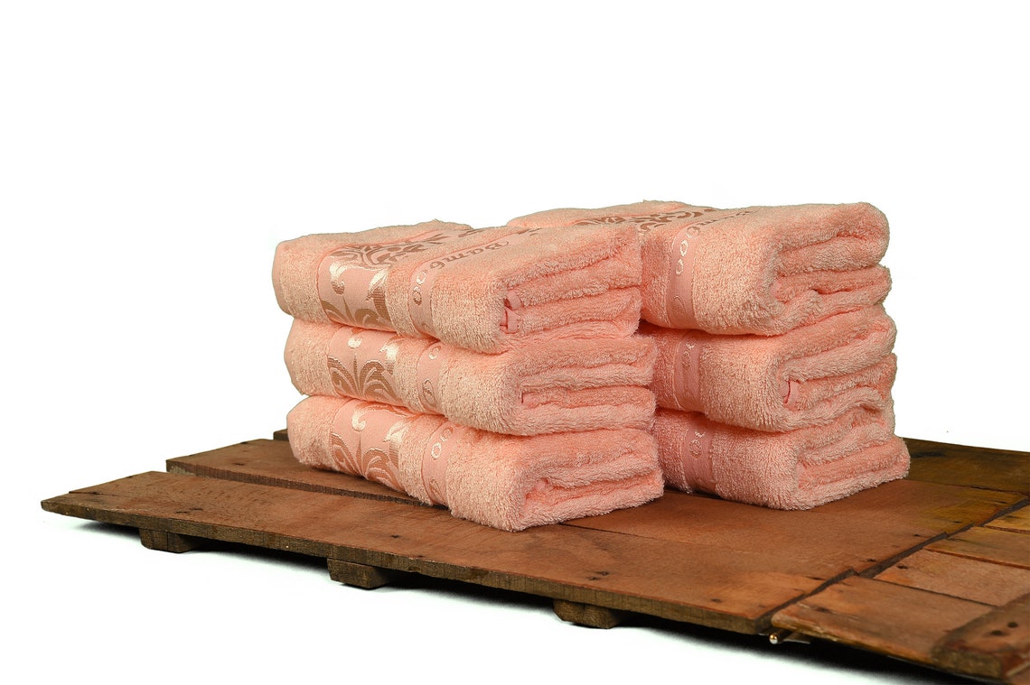 Bamboo Towel 100 Organic Towel Set 50x90 Cm6 Pack Etsy