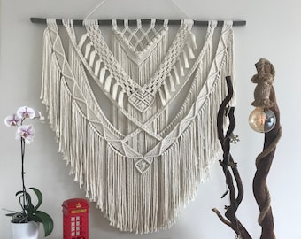 Extra Large Macrame Wall Hanging and Bohemian Decor for Room Decoration, Housewarming or New Home Gift, Bedroom Baby Room Nursery Boho Decor
