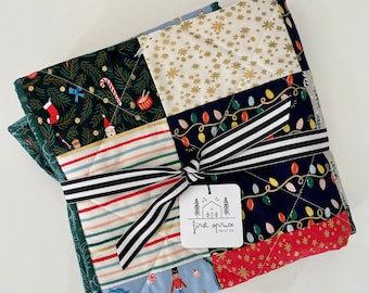 Christmas Quilt | Baby Quilt | Rifle Paper Co. | First Christmas