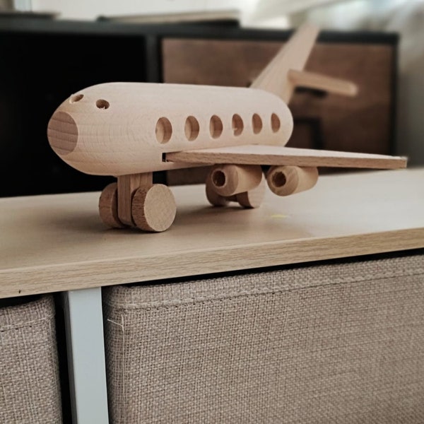 Avión de juguete hecho a mano, avión de juguete para la sala de juegos de la escuela, regalo de cumpleaños para un niño de avión