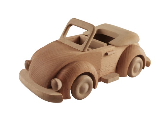 Duplicaat Dank je teer Houten speelgoedauto Handgemaakte houten auto Model - Etsy België