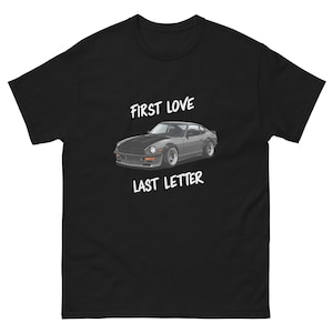 Camiseta vintage Datsun 240z, 260z y 280z V2 con la última letra "Z" y el primer amor