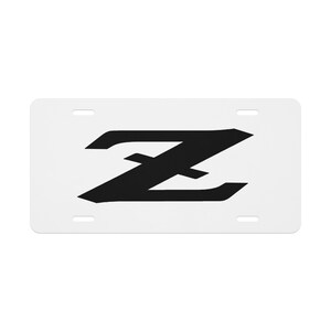 Vanity license plate With the Z for any Datsun
