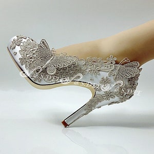Silver wedges closed toe shop
