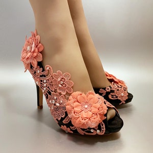 coral pink dress shoes Womens Coral Dress Shoes