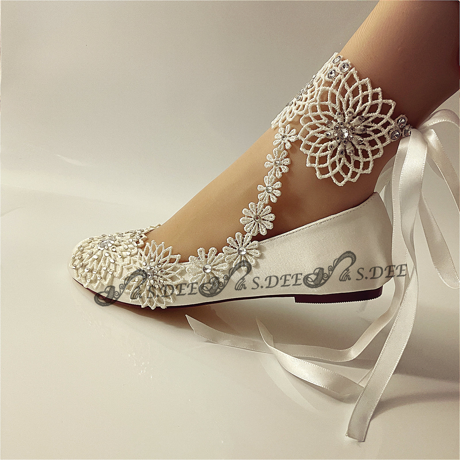 Wedding Shoes for Bride S.DEE floralway Satin - Etsy Australia