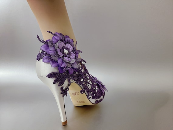 Charming Satin Upper Open Toe Stiletto Heels Wedding Shoes With Beads Charming Satin Upper Open Toe Stiletto Heels Wedding Shoes With Beads