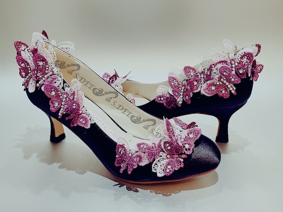 Orchid color shoes cheap
