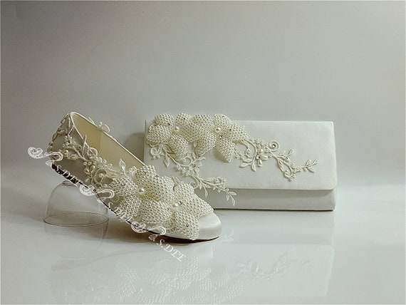 wedding purse and sandal set