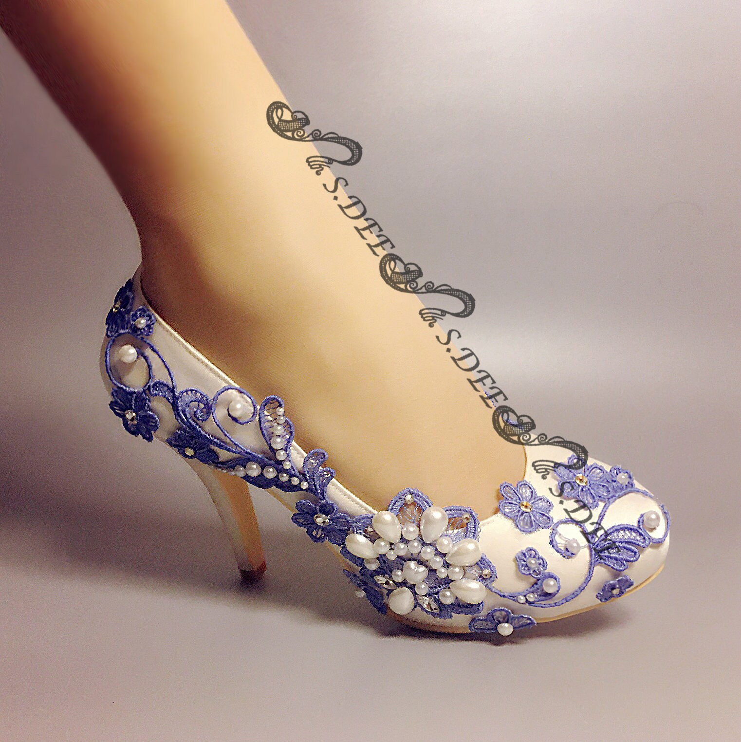 cornflower heels