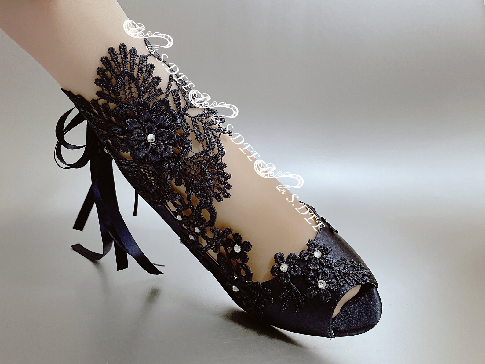 navy blue wedding shoes wedges