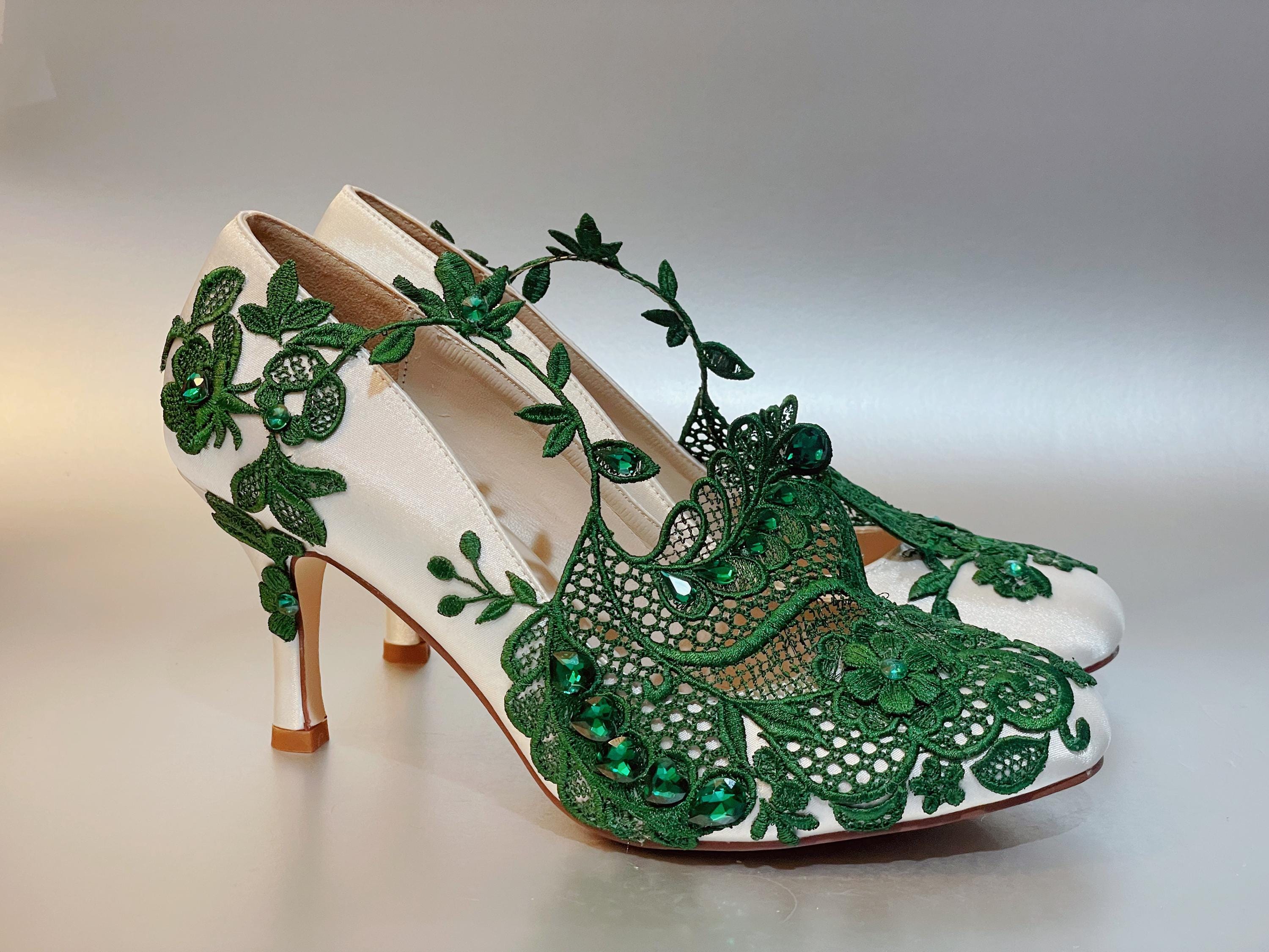 green low heel dress shoes olive green kitten heels