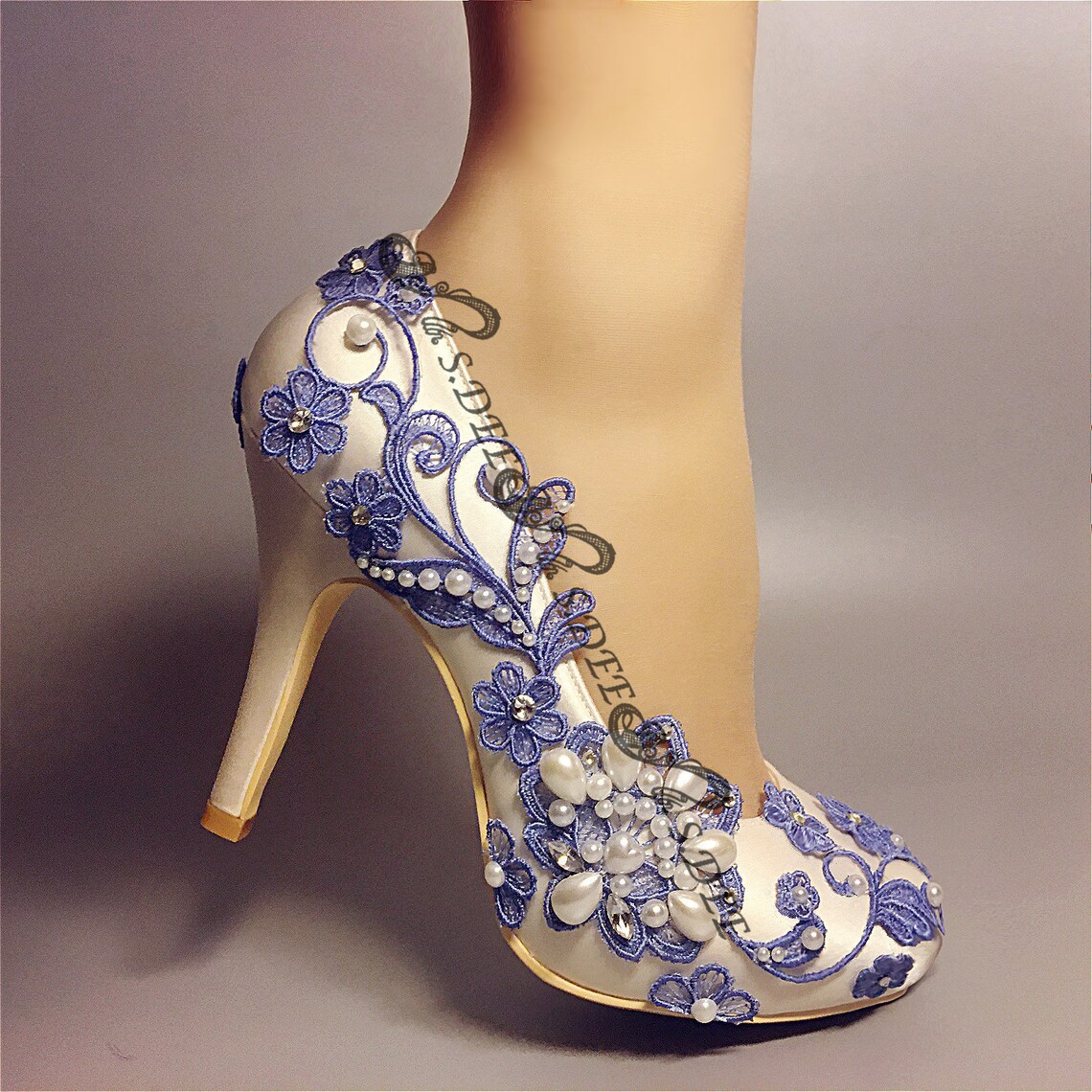 cornflower heels