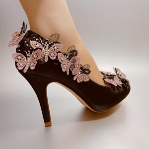 black dress with pink heels BCBG and shoes Step into sophistication with Hot Pink Oversized Bows Heels Pink Dress With Black Heels