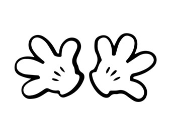 Cartoon Hands Etsy