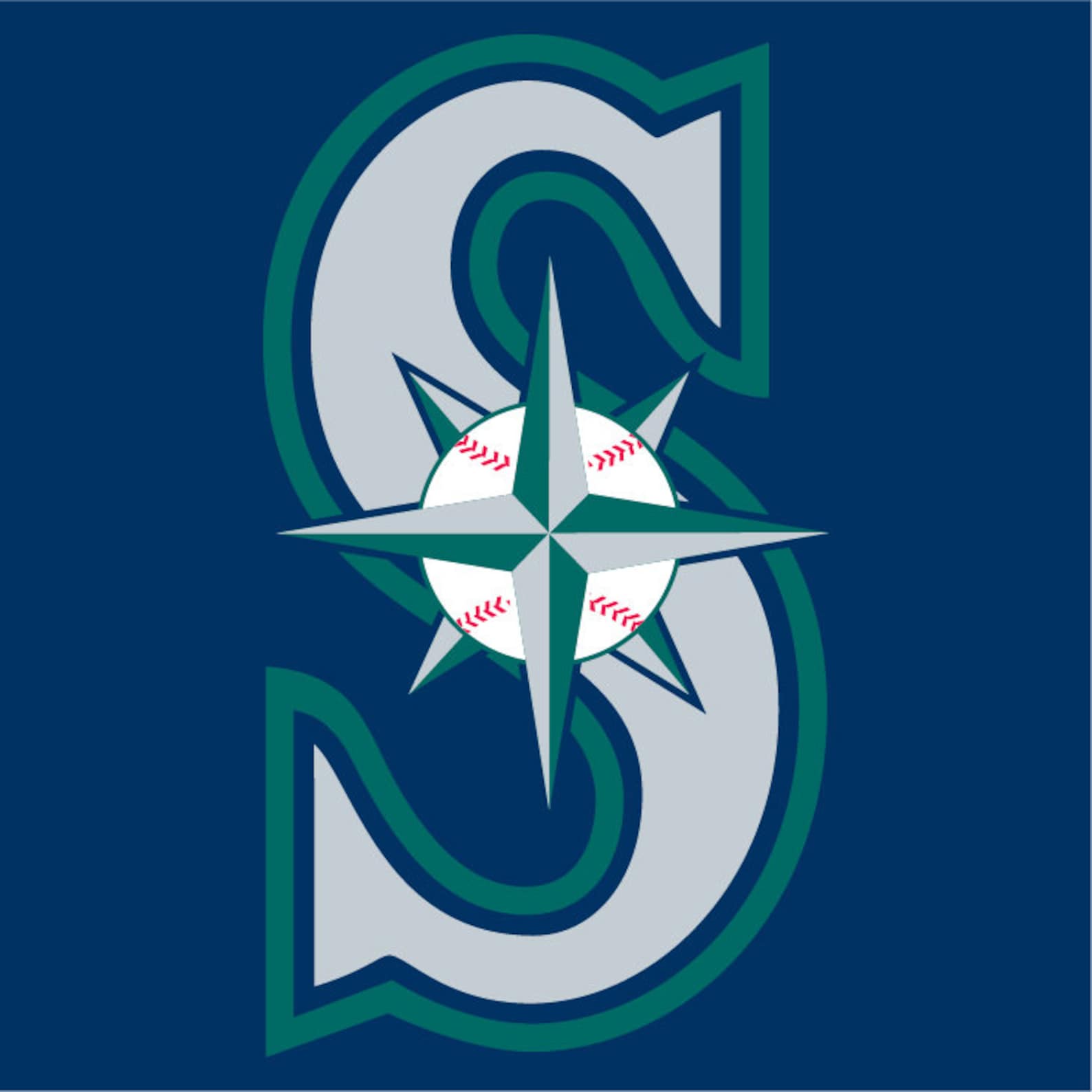 Seattle Mariners Insignia Logo SVG PNG DIGITAL download cut Etsy