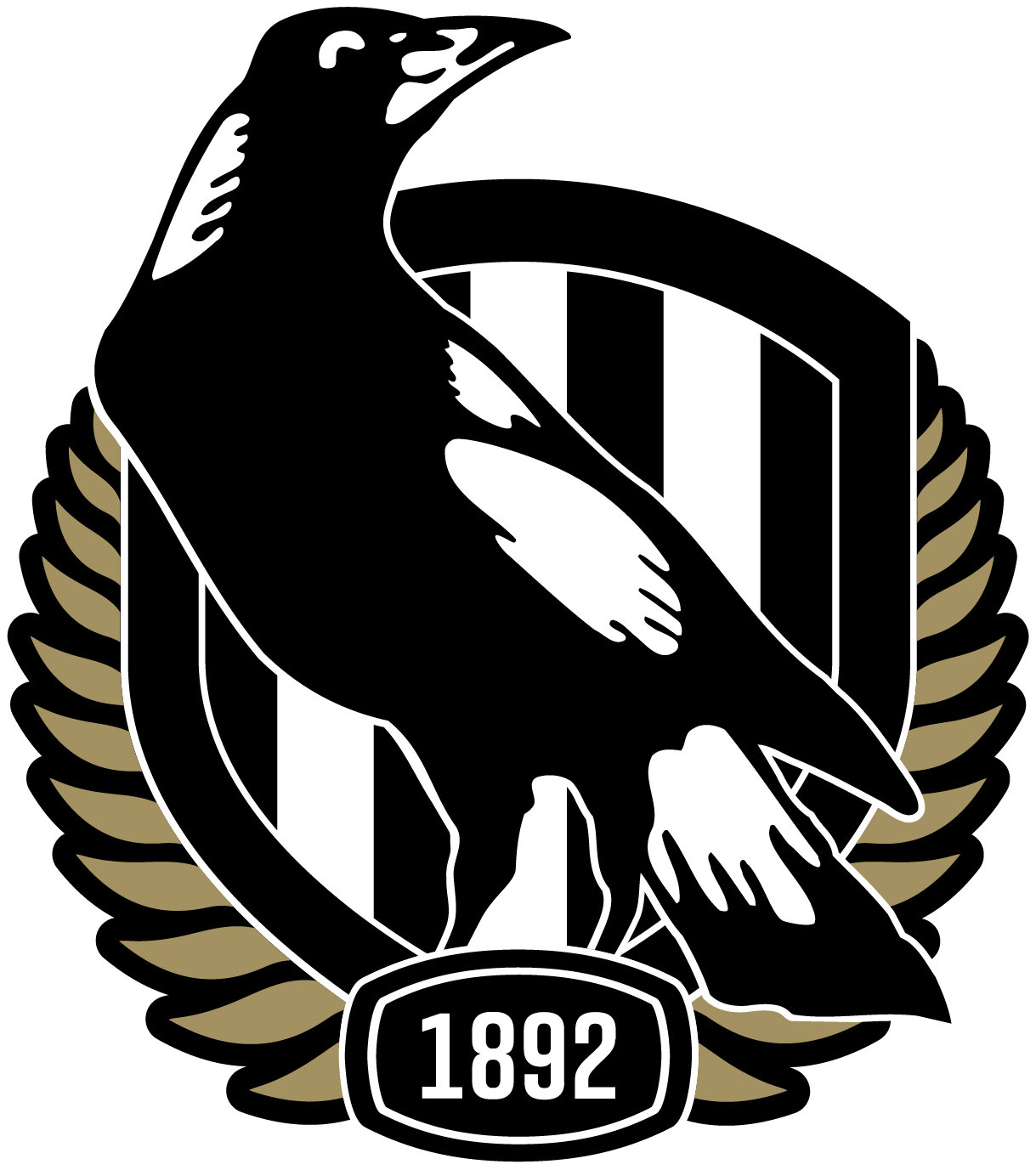 Collingwood football club Logo SVG PNG DIGITAL download cut Etsy