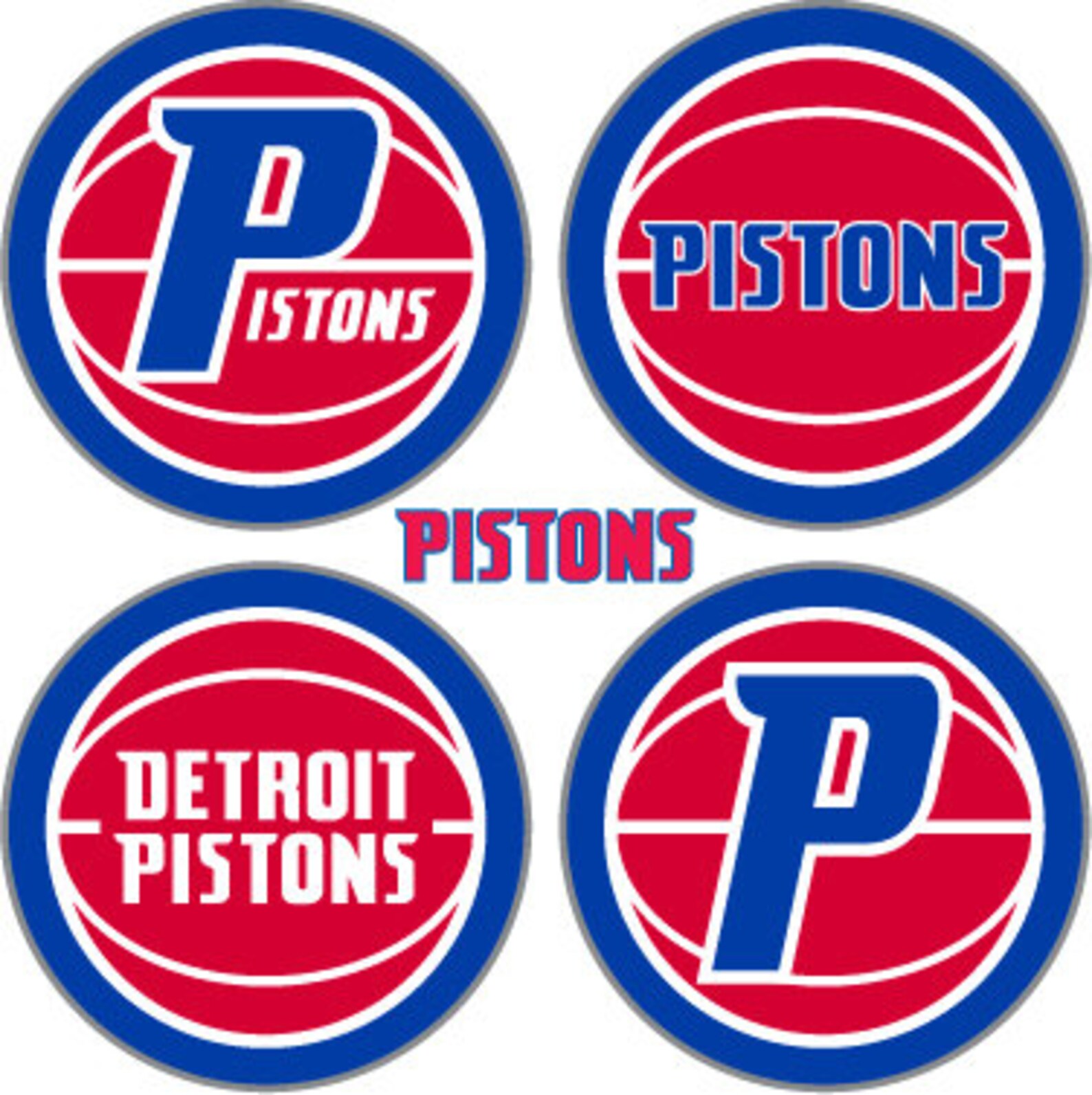 Detroit Pistons Logo SVG PNG DIGITAL download cut Etsy