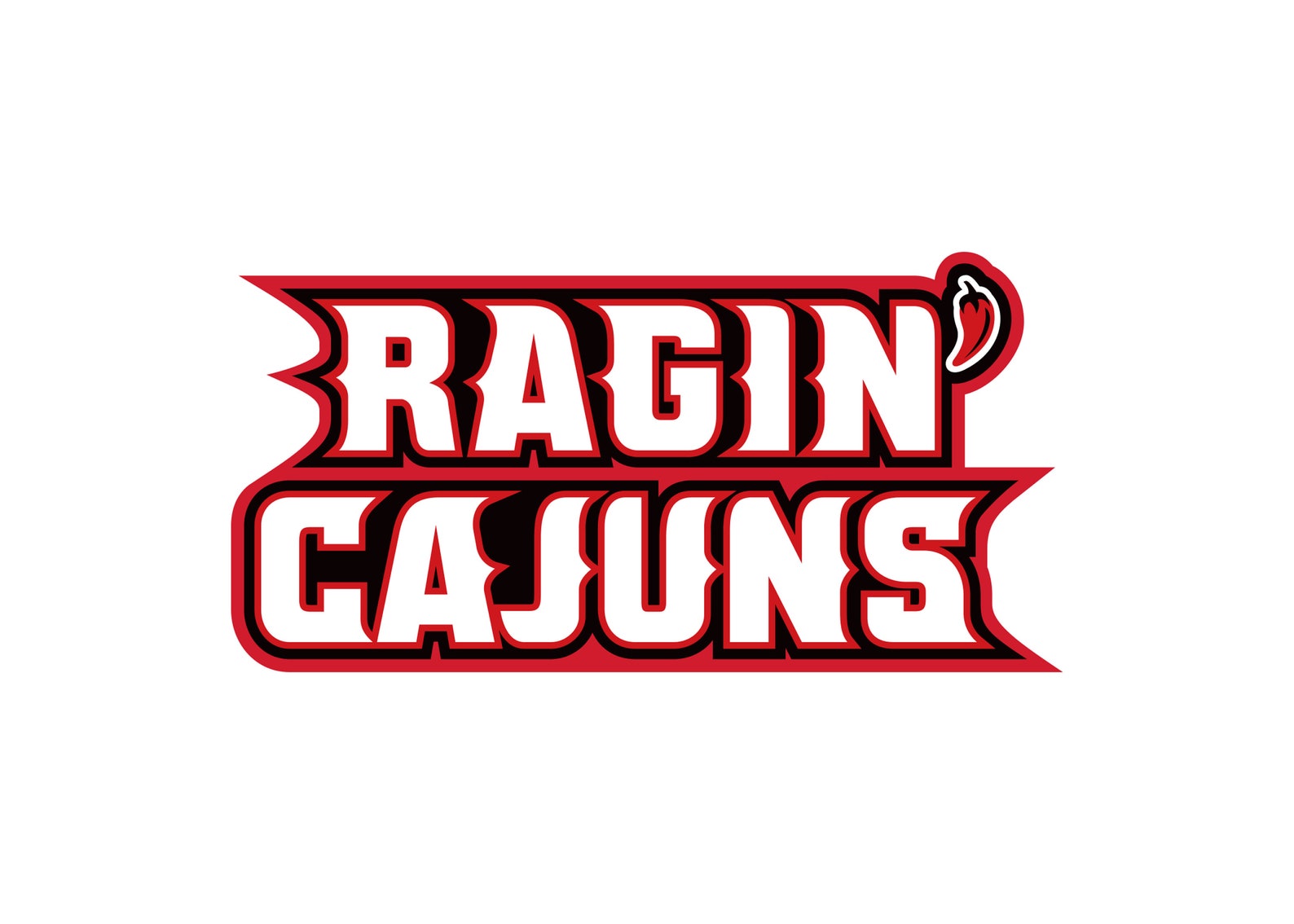 Louisiana Ragin Cajuns Logo SVG PNG download Etsy