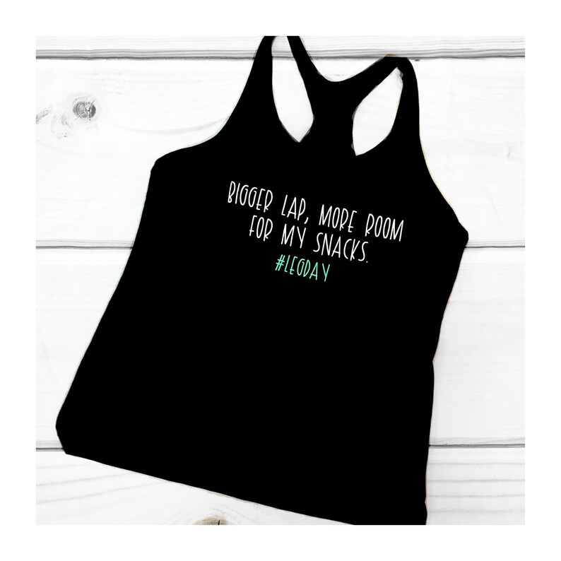 More Snacks GYM TANK Bigger Lap