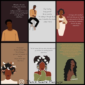 Black Wall Art Prints: Afrocentric Home Decor (Digital Download 8x10 )