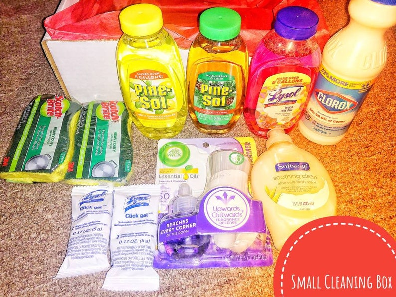 Cleaning Care Package/cleaning Kit/ Cleaning Time Etsy