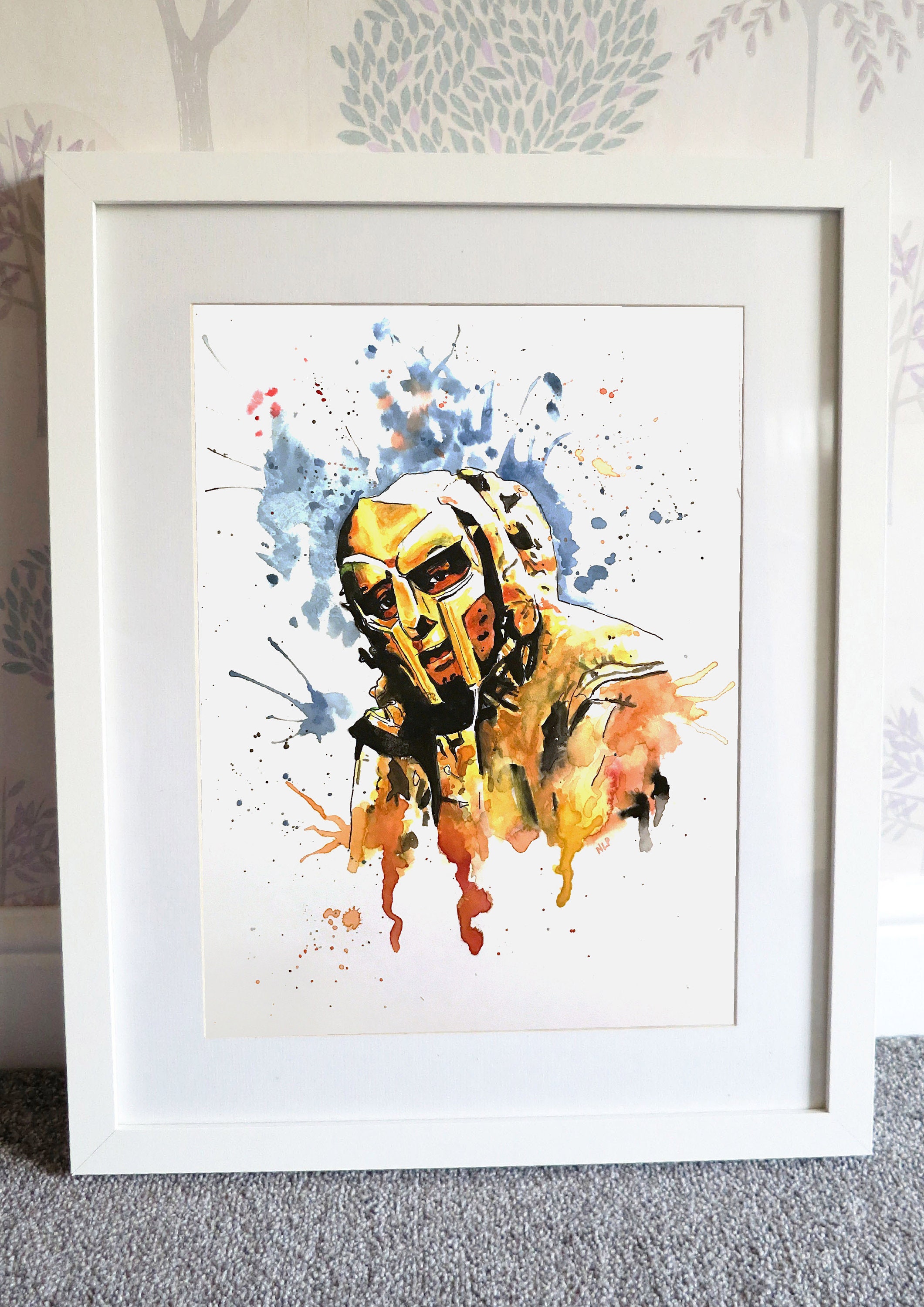 MF DOOM Portrait MF Doom Art Doom Rap Artist Doom Wall Art Etsy UK