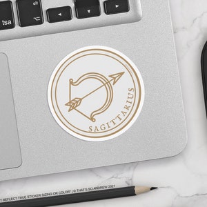 Sagittarius 3&quot; Sticker