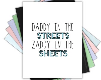 Funny Father's Day or Mother's Day Greeting Card