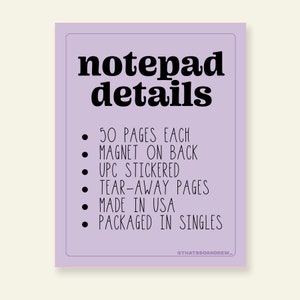 Daily Gay Thoughts Snarky & Funny Notepad Pride Gift image 3