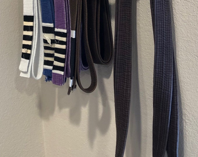 Brazilian Jiujitsu 5 Belt Display Rack Discount Build Etsy