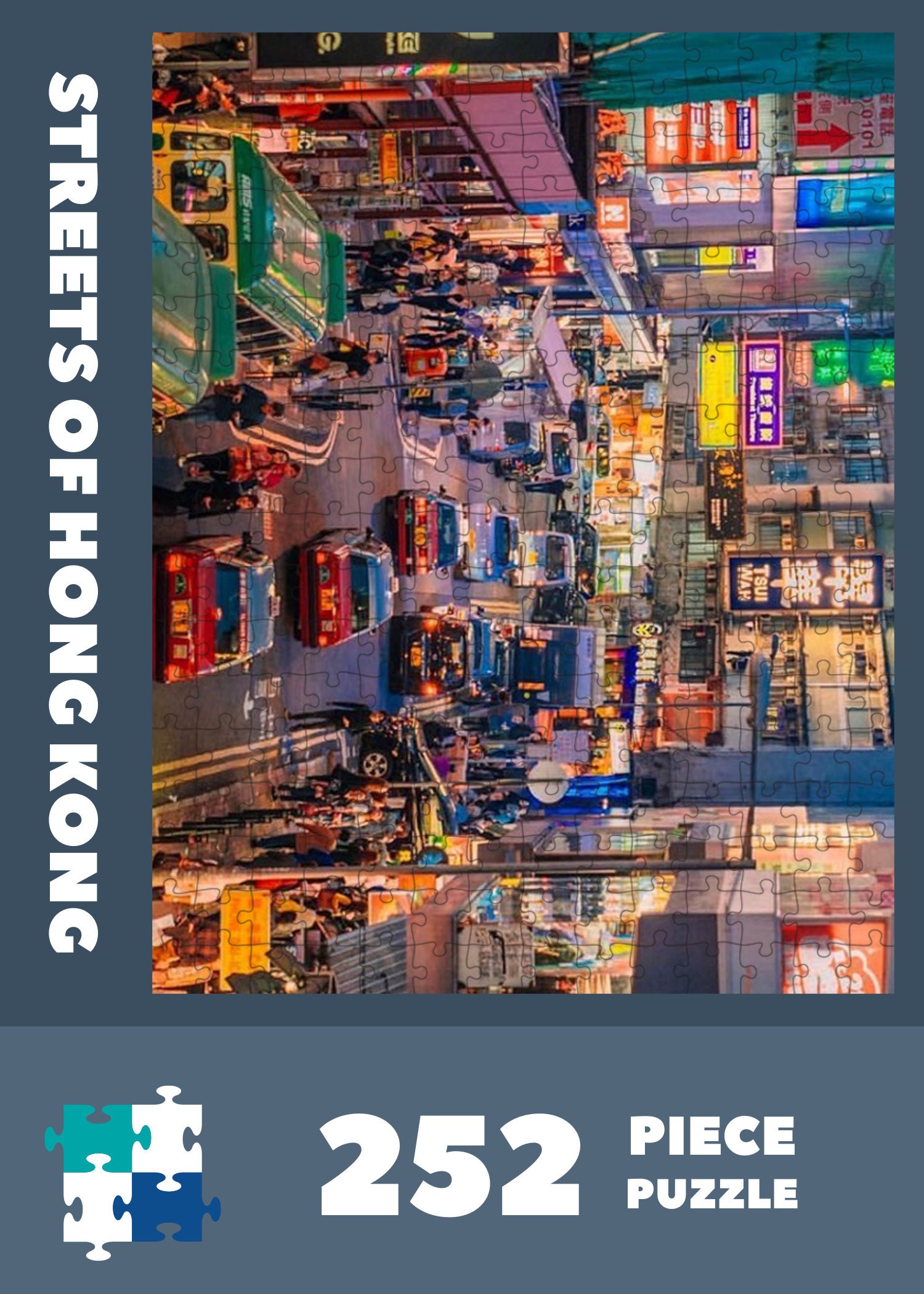 Hong Kong Jigsaw Puzzle Photo Jigsaw Puzzles For Adults 252 Etsy