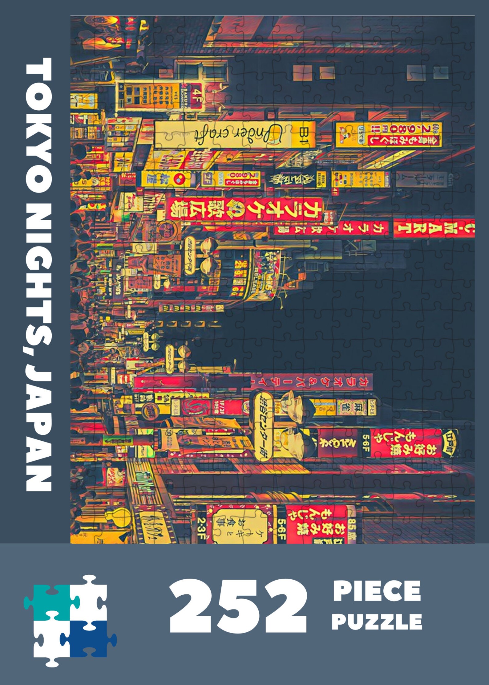 Tokyo Jigsaw Puzzle Japan Jigsaw Puzzles for Adults 252 Etsy UK