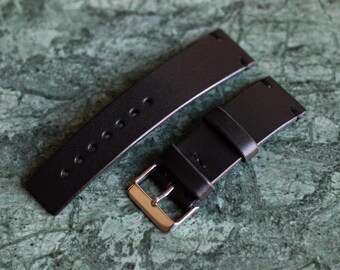 Handgjort "Minimal" klockarmband | Specialdesignat rallyarmband, läderarmband | 17 mm 18 mm 19 mm 20 mm 21 mm 22 mm 23 mm 24 mm | Lyxigt armband