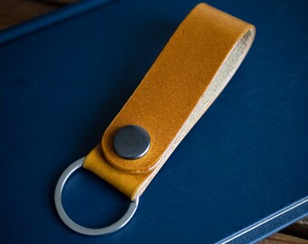 Anpassbarer Druckknopf Schlüsselanhänger | 25 FARBEN