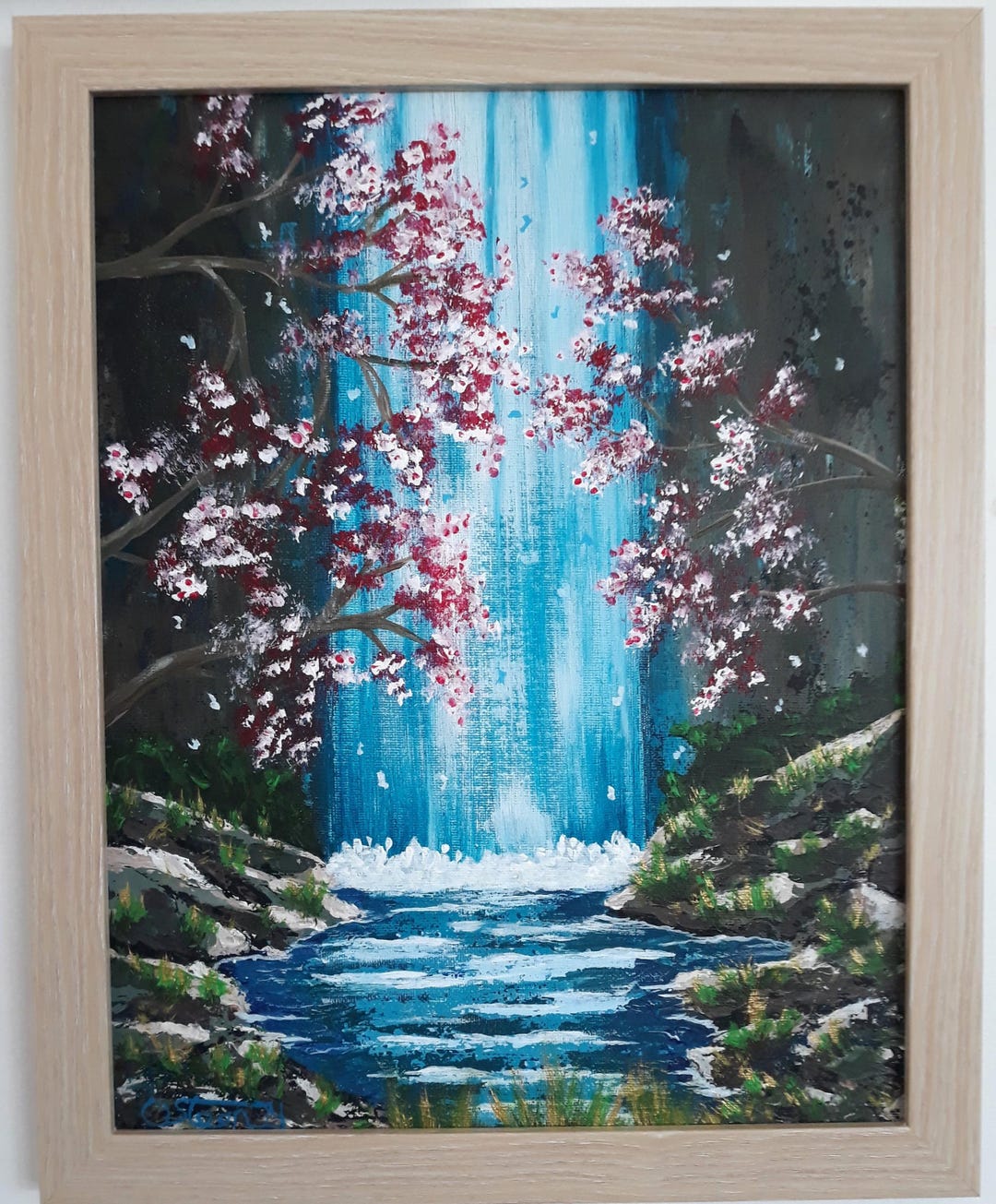イリヤ・クブシノブ Nacreous展 【Waterfall】キャンバスアート il_1080xN.6558385363_1odi.jpg