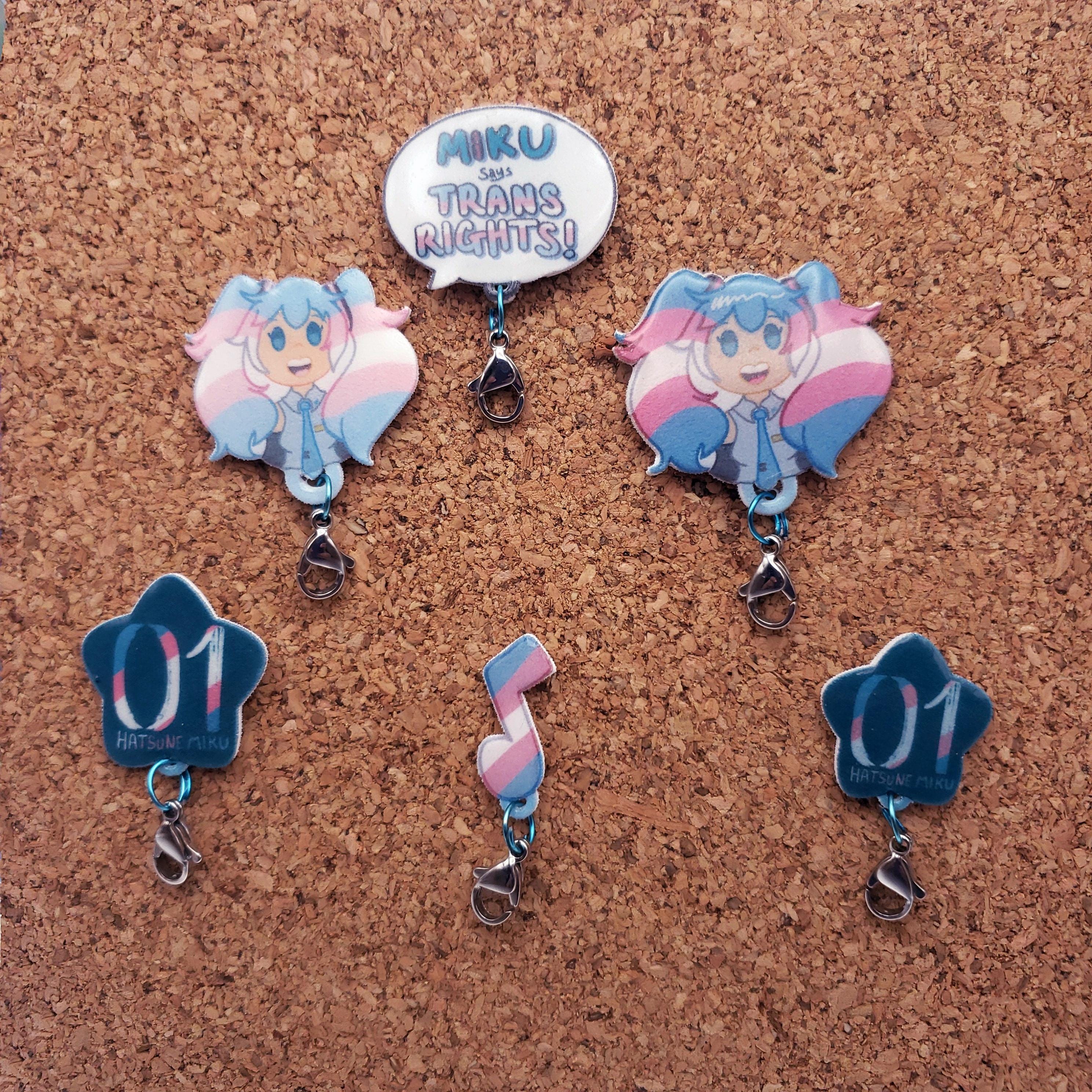 Miku Trans Pin - Etsy