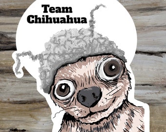 Chihuahua Sticker for Laptop or Hydroflask