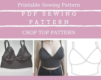 patterned bralette
