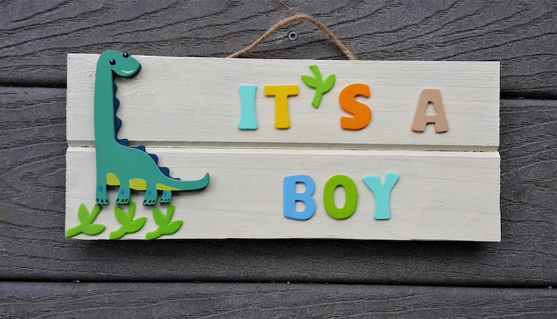 Baby Gender Announcement SignNew Baby Gift Ideas3D Wooden It/'s A Boy SignBaby Room Door SignBaby GiftsBaby Boy GiftBaby Announcement