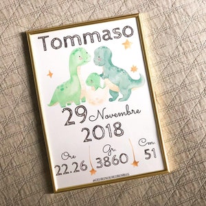 Quadretto nascita bambino / bambina