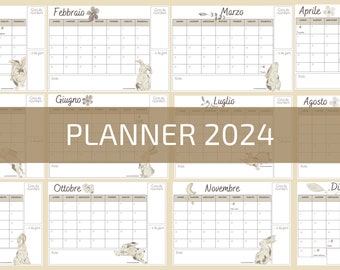 Planner mensile 2024