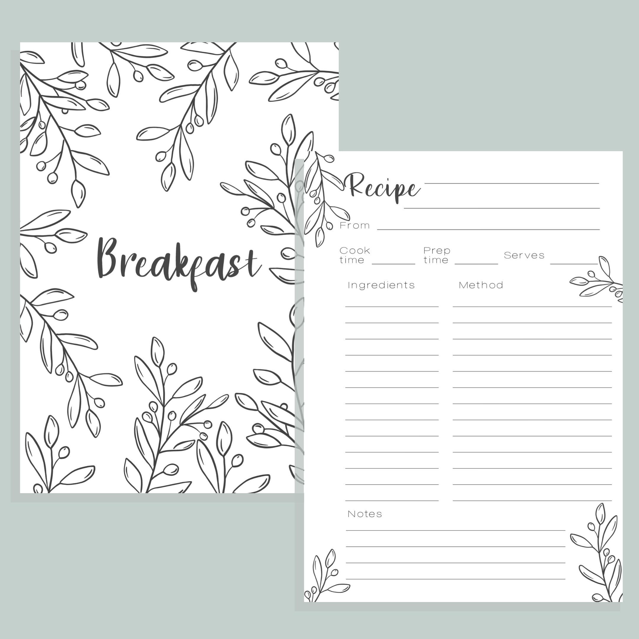 Recipe Cards – Tagged Recipe Card Dividers – Favorite Story